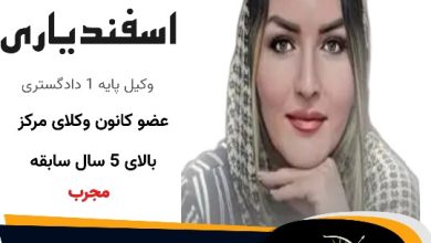 رویا اسفندیاری⚖️وکیل تهران