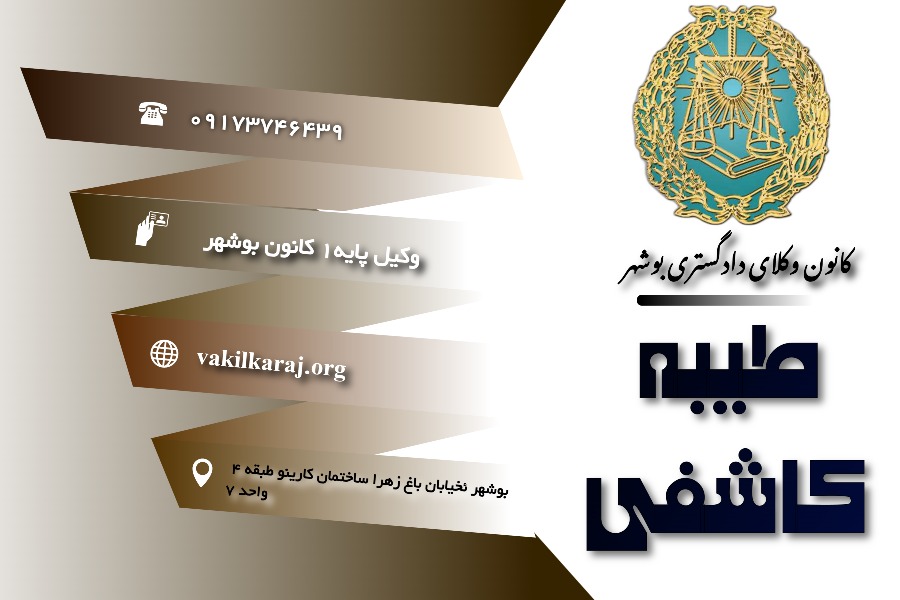 وکیل طیبه کاشفی