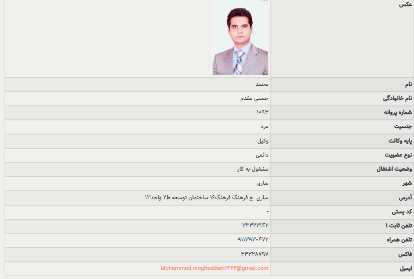 محمد حسنی مقدم وکیل