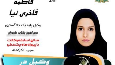 فاطمه فاخری نیا