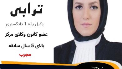 مونا ترابی⚖️وکیل تهران