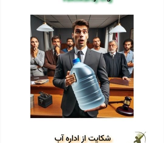 شکایت از اداره آب
