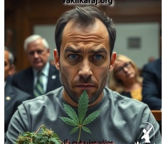 مجازات حمل و فروش گل