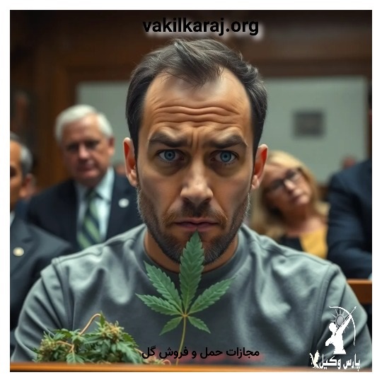 مجازات حمل و فروش گل