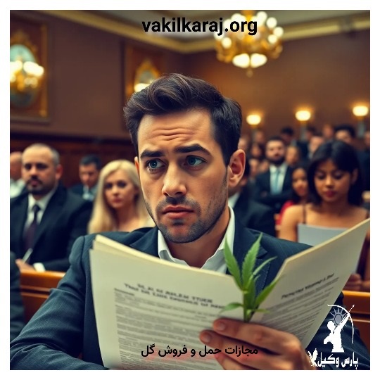 مجازات حمل گل