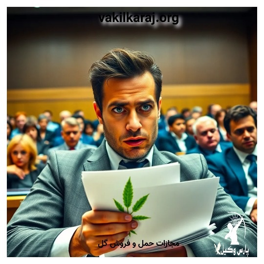 جرم حمل و فروش گل