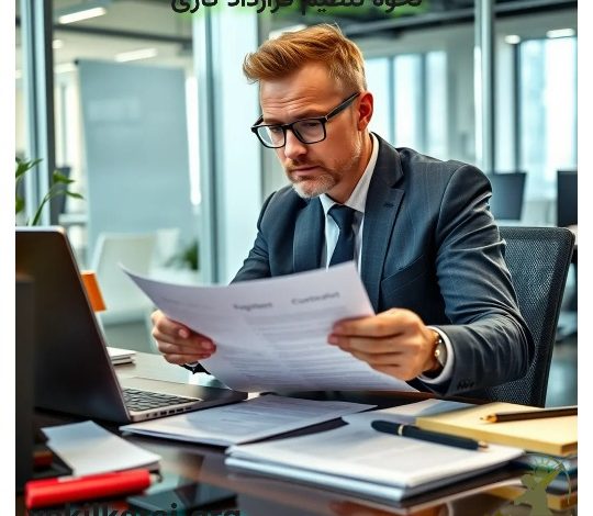 نحوه تنظیم قرارداد کاری