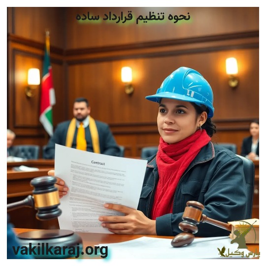 متن قرار داد کاری