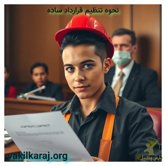 قرارداد کاری ساده