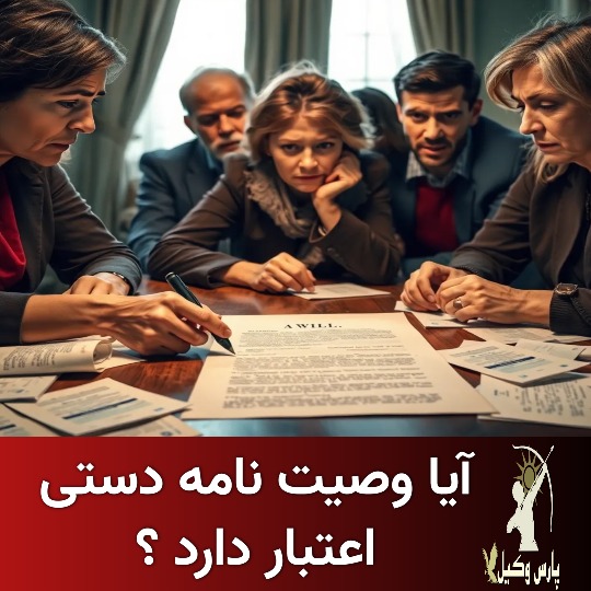 انواع و جایگاه وصیت نامه در حقوق ایران