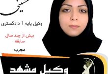 سیده طهورا حسینی وکیل مشهد