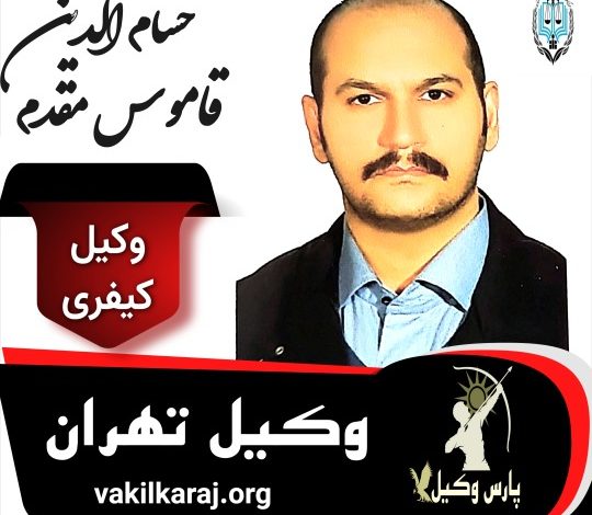 حسام الدین قاموس مقدم وکیل کیفری تهران