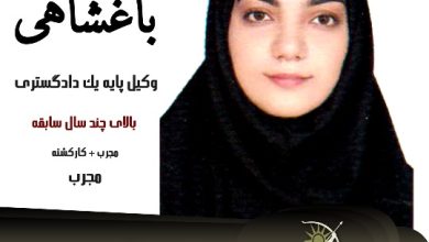 زهرا باغشاهی وکیل طلاق یزد