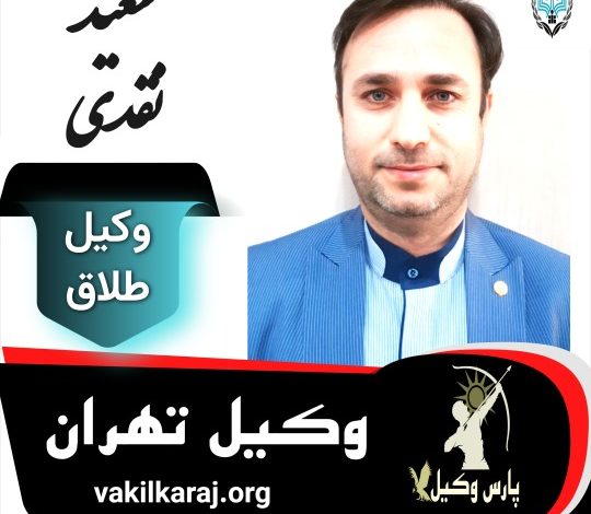 سعید نقدی وکیل طلاق تهران