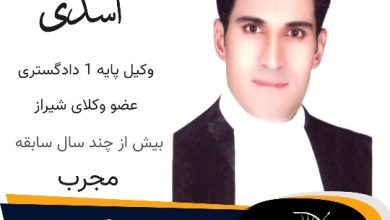 علی اسدی وکیل شیراز