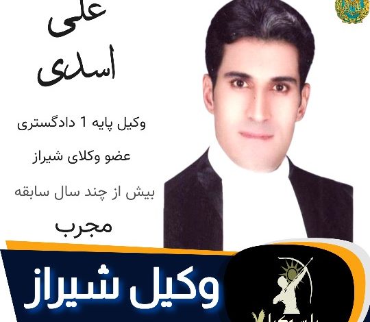علی اسدی وکیل شیراز