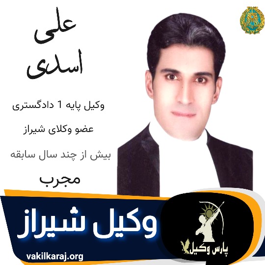 علی اسدی وکیل شیراز