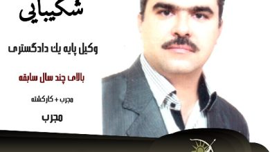 علیرضا شکیبایی وکیل کیفری یزد