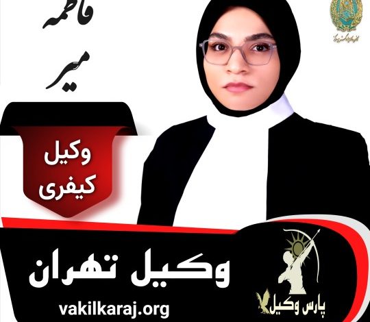 فاطمه میر وکیل کیفری تهران