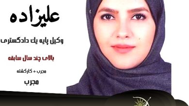 مهرنوش علیزاده وکیل ملکی یزد