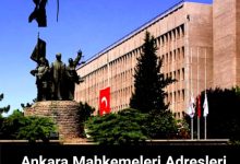 Ankara Mahkemeleri Adresleri