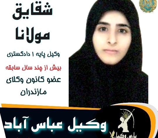 شقایق مولانا وکیل عباس آباد
