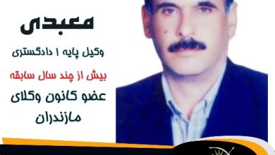 محمدرضا معبدی وکیل عباس آباد