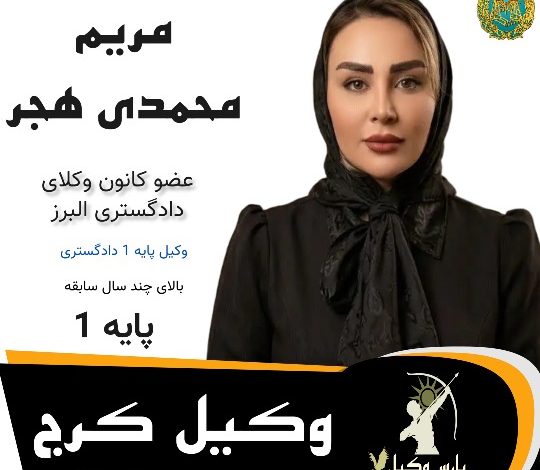 مریم محمدی وکیل