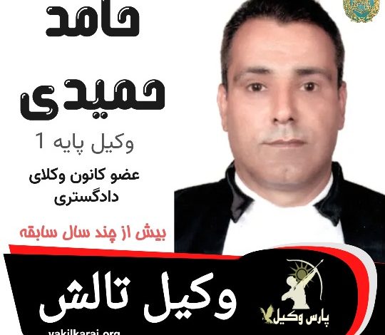 حامد حمیدی وکیل تالش