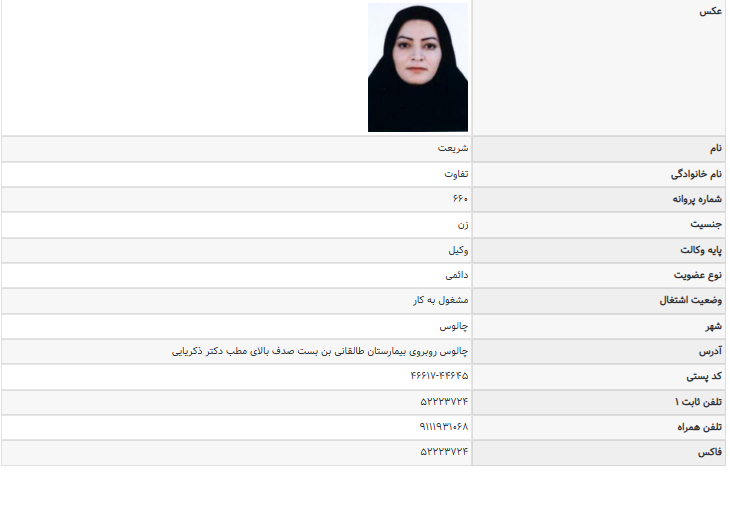 مشاهده پروانه وکالت شریعت تفاوت