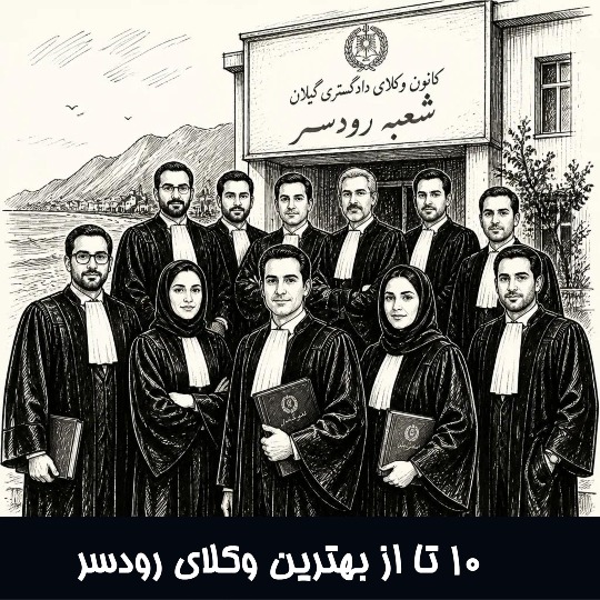 معرفی 10 تا از بهترین وکیل رودسر🥇【آپدیت جدید】⚖️