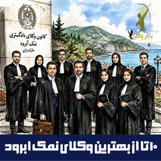 معرفی 10 تا بهترین وکیل نمک آبرود مازندران
