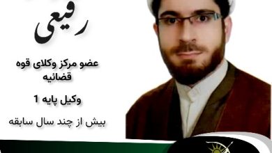 محمدرضا رفیعی وکیل بیرجند