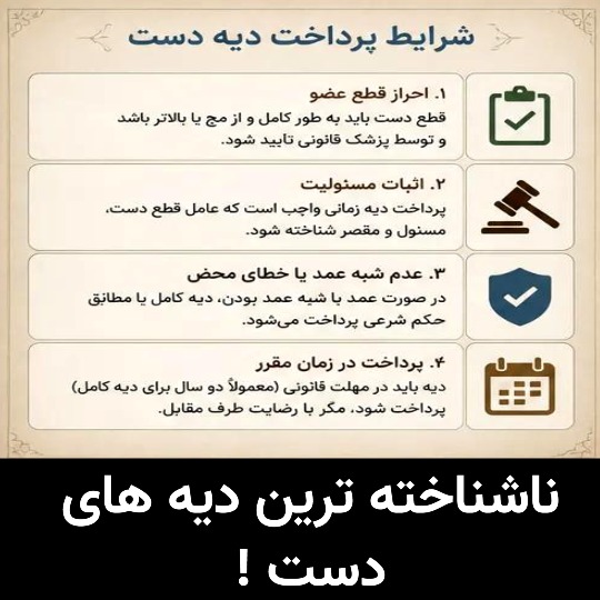ناشناخته ترین دیه های دست !