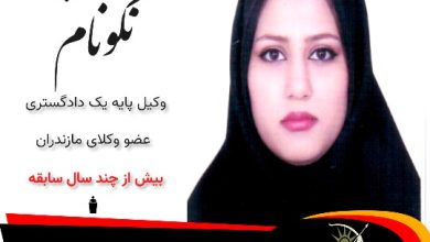 خدیجه نکونام⚖️وکیل گلوگاه
